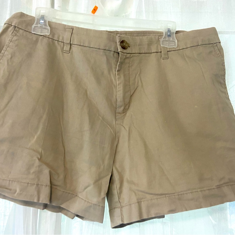 Khaki shorts Sz 16. 4.5” inseam